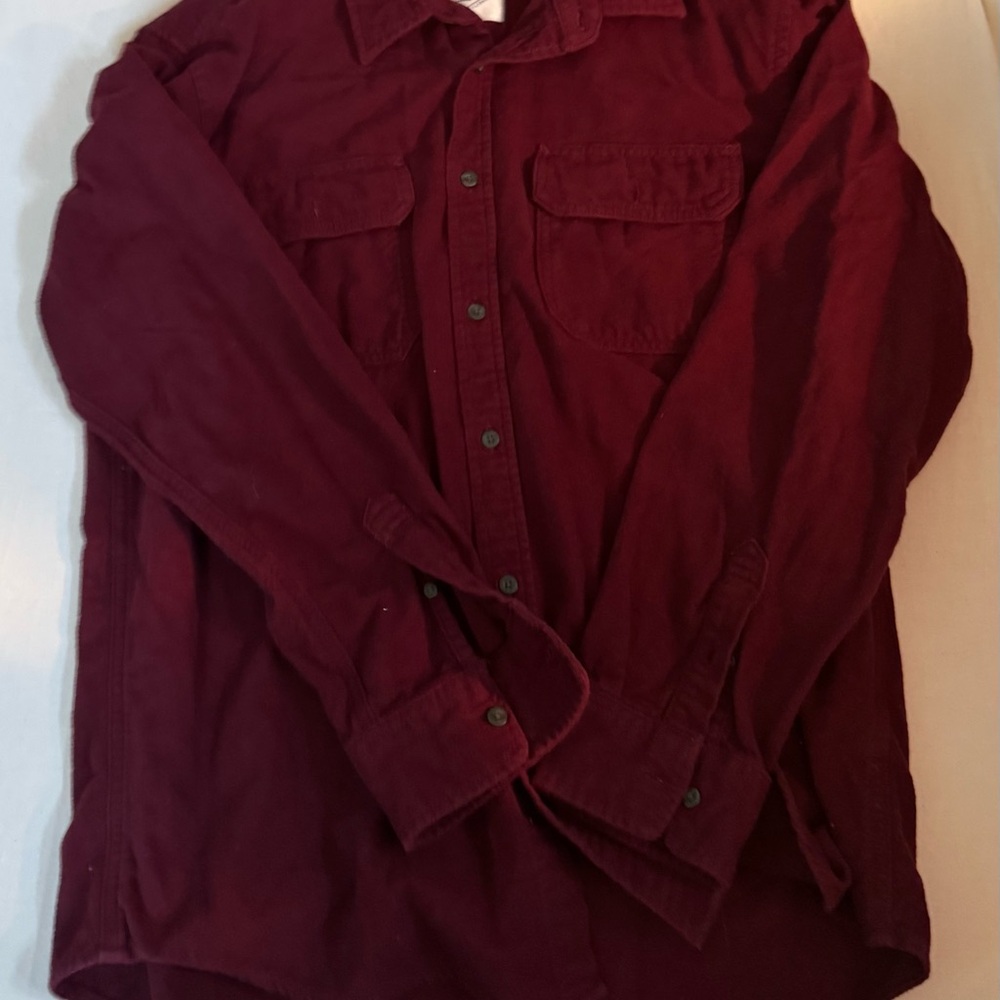 St. John's Bay Deep Red Shirt